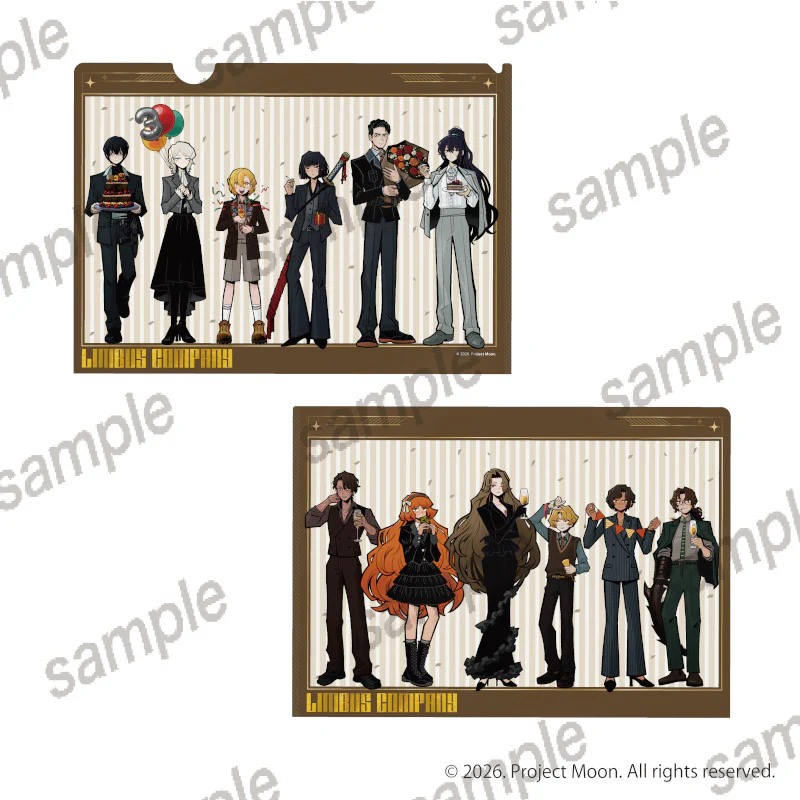 (Goods - Clear File) Limbus Company Karaoke Maneki Neko File Folder