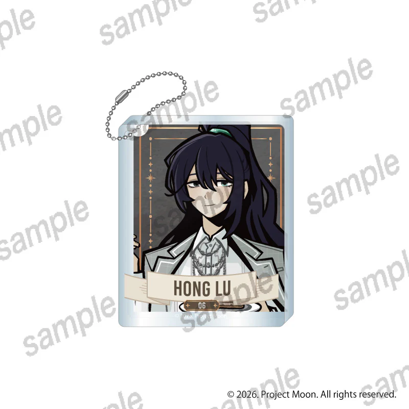 (Goods - Keychain) Limbus Company Karaoke Maneki Neko Acrylic Block Keychain Hong Lu