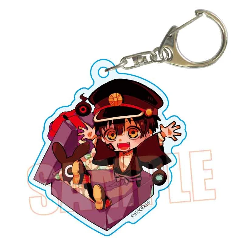 (Goods - Keychain) Toilet-Bound Hanako-Kun Flower Box Acrylic Keychain Tsukasa (Camellia) - Image 2