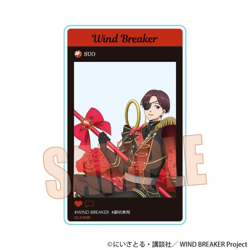 (Goods - Card) WIND BREAKER Trading Acrylic Card Dolce (Blind Box -Single) - Image 2