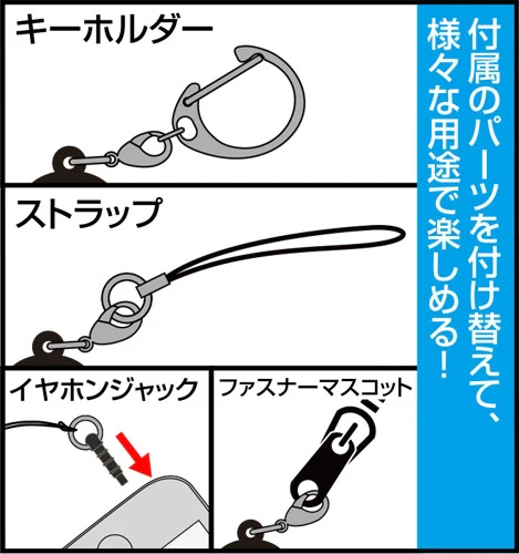 [Demon Slayer: Kimetsu no Yaiba] Gyutaro Tsumamare Keychain - Image 4