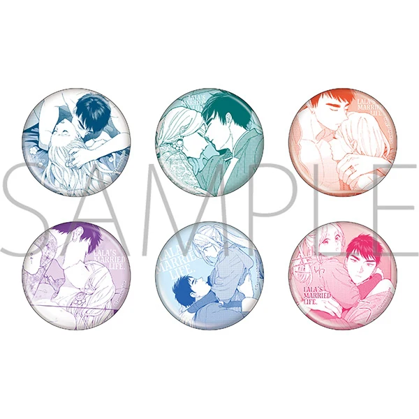 (Goods - Badge) Lala's Married Life Oshi Couple Badge Collection (Blind Box -Single)