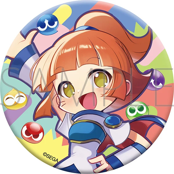 (Goods - Badge) Puyo Puyo Button Badge Arle