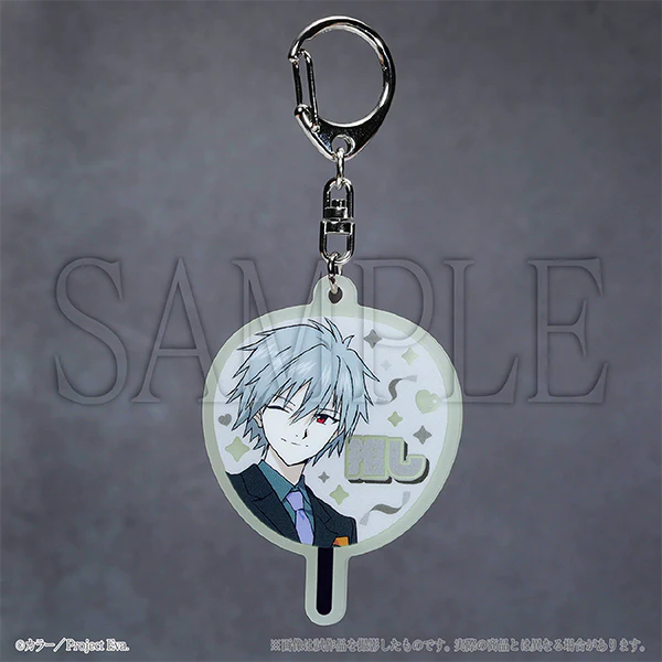 (Goods - Keychain) EVANGELION Oshi Fan Keychain Kaworu Nagisa / Neon Genesis Evangelion