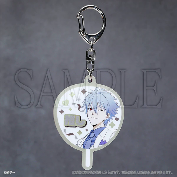 (Goods - Keychain) EVANGELION Oshi Fan Keychain Kaworu Nagisa / Rebuild of Evangelion