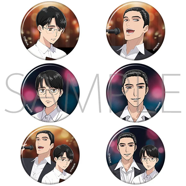 (Goods - Badge) Let's Go Karaoke! Chara Badge Collection (Blind Box -Single)