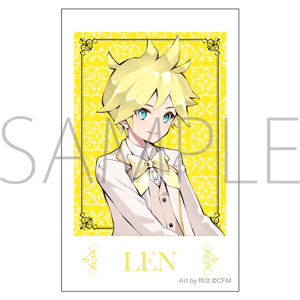 (Goods - Bromide) Hatsune Miku Series Instant Photo Print Kagamine Len Knight Art by Reita