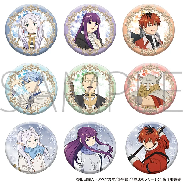 (Goods - Badge) Frieren: Beyond Journey's End Trading Button Badge Frieren's Party (Blind Box -Single)