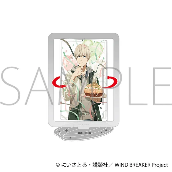(Goods - Acrylic Stand) WIND BREAKER Kurukuru Acrylic Stand Ren Kaji - Image 2