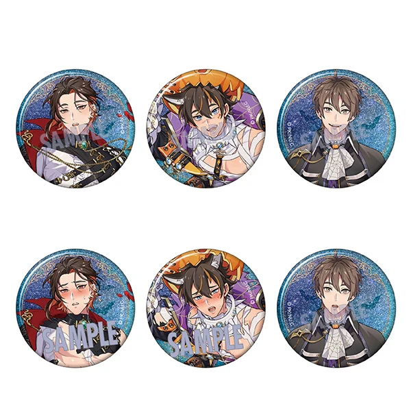 (Goods - Badge) NU: Carnival Holographic Chara Badge Collection Eerie Escapade (Blind Box -Single)