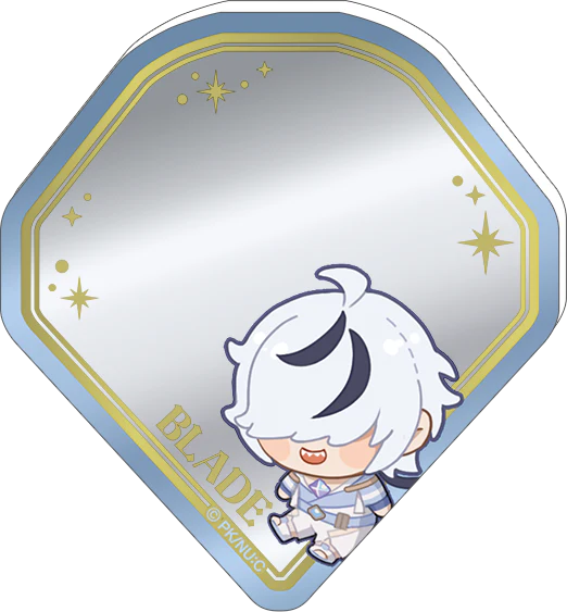 (Goods - Sticker) NU: Carnival Acrylic Mirror Sticker / Blade