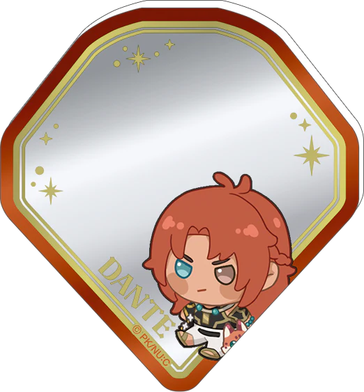 (Goods - Sticker) NU: Carnival Acrylic Mirror Sticker / Dante