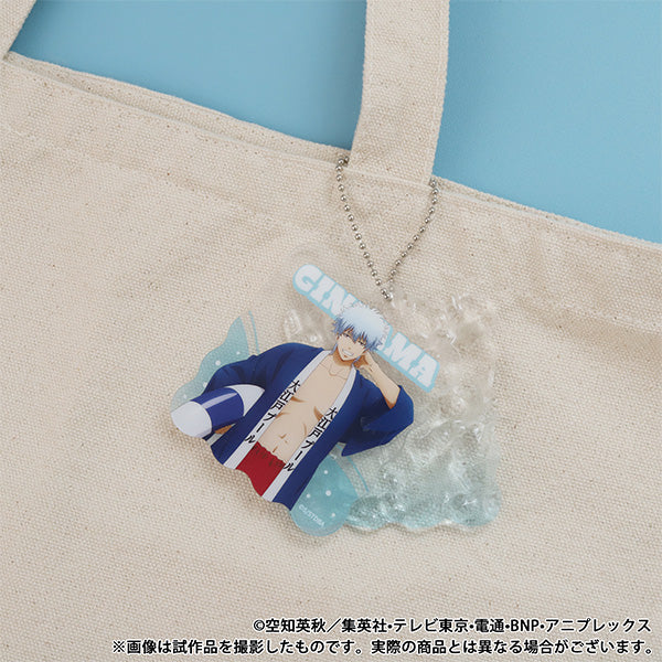 (Goods - Keychain) Gintama Acrylic Keychain / Kagura Pool - Image 3