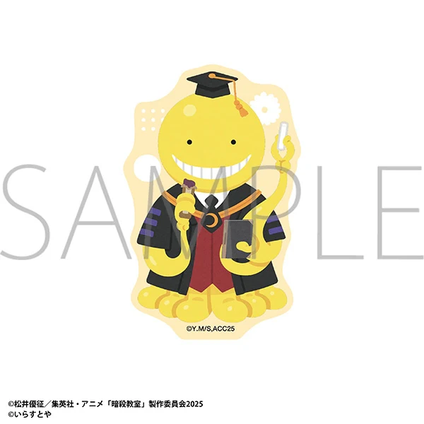 (Goods - Sticker) Assassination Classroom Irasutoya Sticker - Koro-sensei