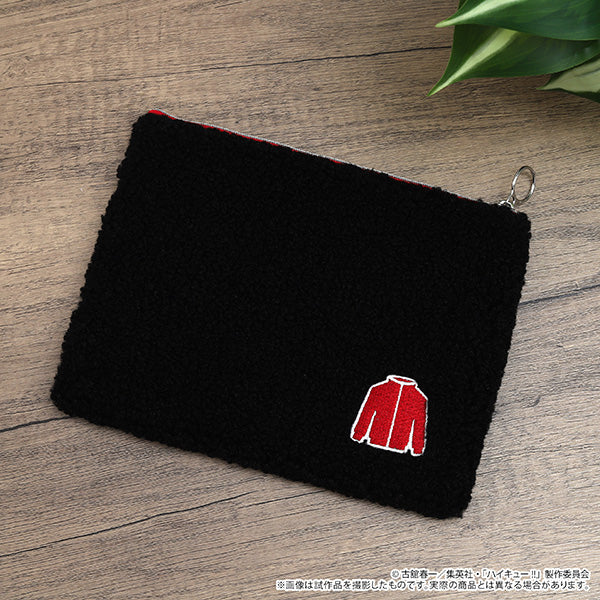 (Goods - Pouch) Haikyu!! Boa Pouch / Nekoma High - Image 2
