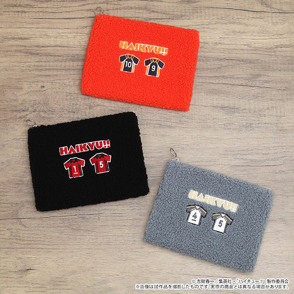 (Goods - Pouch) Haikyu!! Boa Pouch / Nekoma High - Image 3