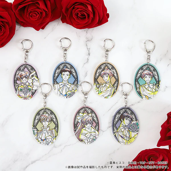 (Goods - Keychain) Ouran High School Host Club Bouquet For You! Acrylic Keychain Kyoya Otori - Image 2