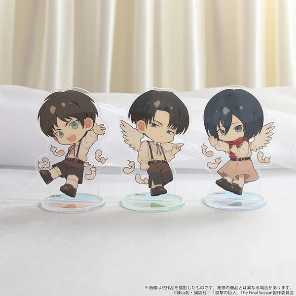 (Goods - Acrylic Stand) Attack on Titan Mini Acrylic Stand / Levi ~Angel~ - Image 2