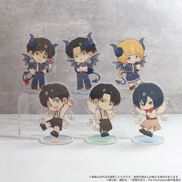 (Goods - Acrylic Stand) Attack on Titan Mini Acrylic Stand / Levi ~Angel~ - Image 3