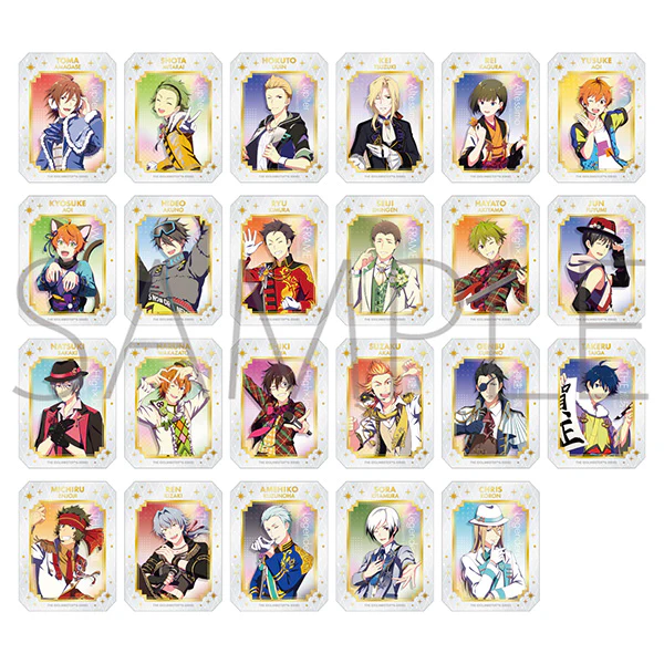 (Goods - Card) THE IDOLM@STER SideM Glassy Collection / A-BOX (Blind Box -Single) - Image 2