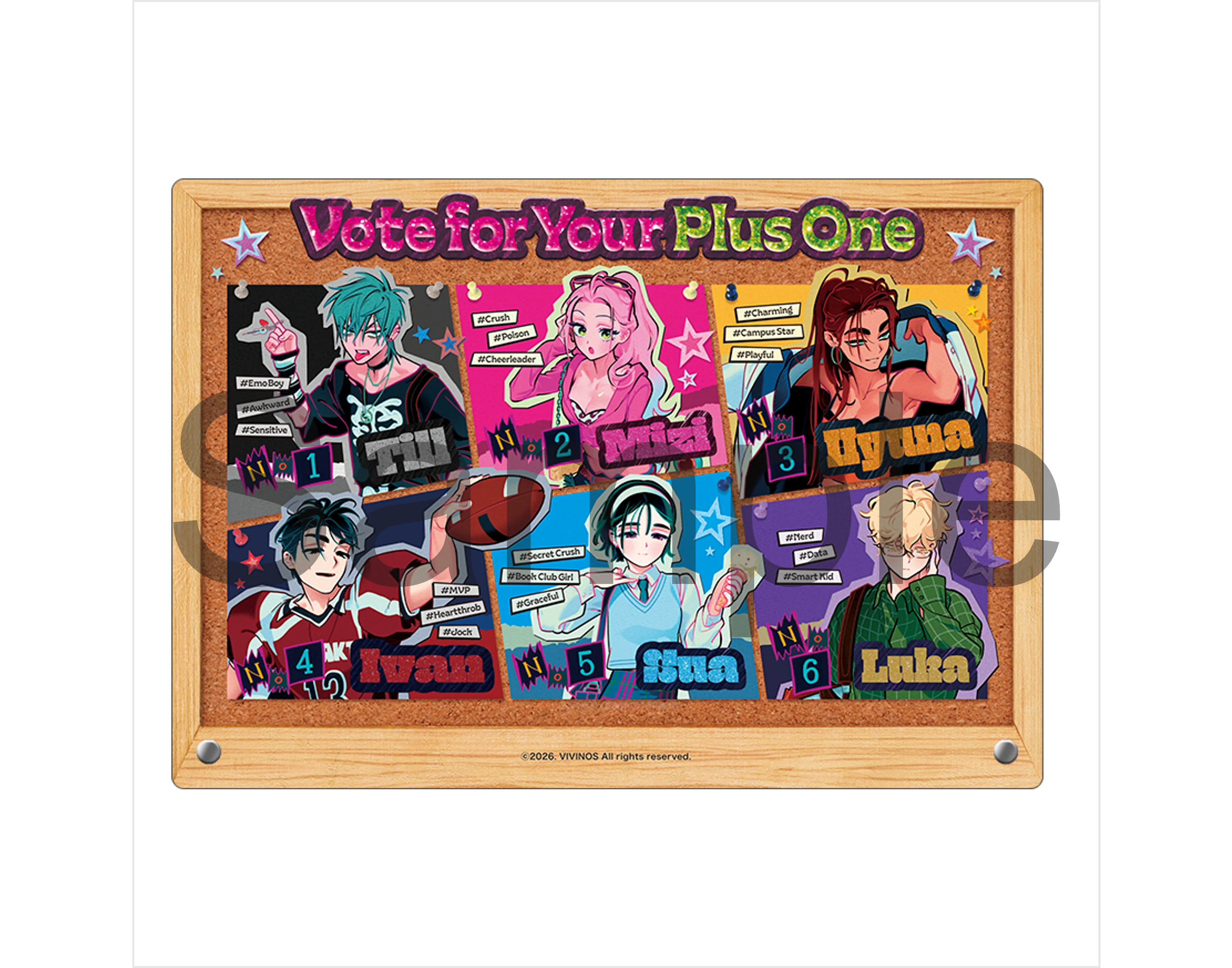 (Goods - Acrylic Panel) ALIEN STAGE Find your Plus One! Acrylic Panel - Image 2