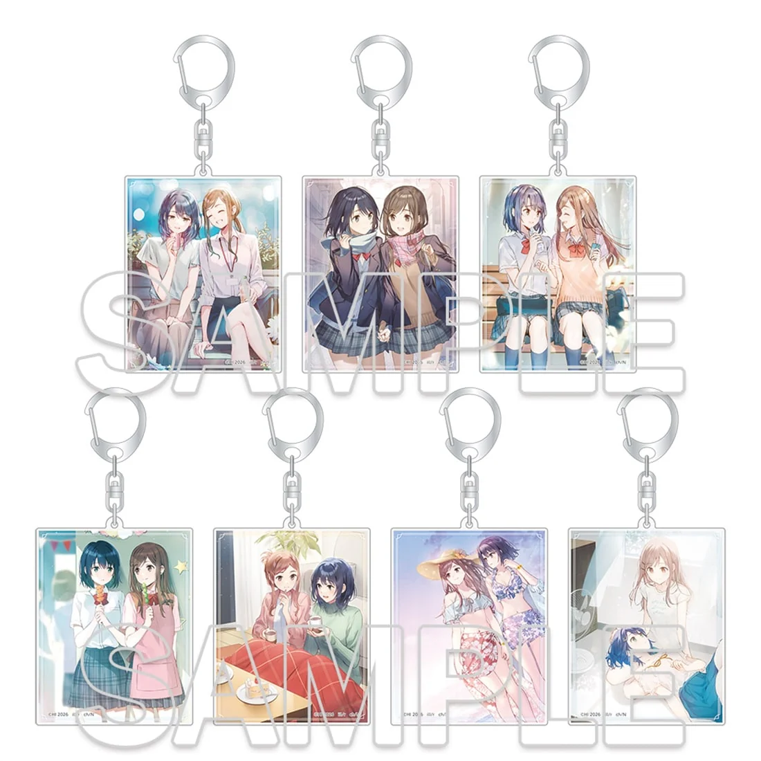 (Goods - Keychain) Adachi and Shimamura Tradable Acrylic Keychain (Blind Box - Single)