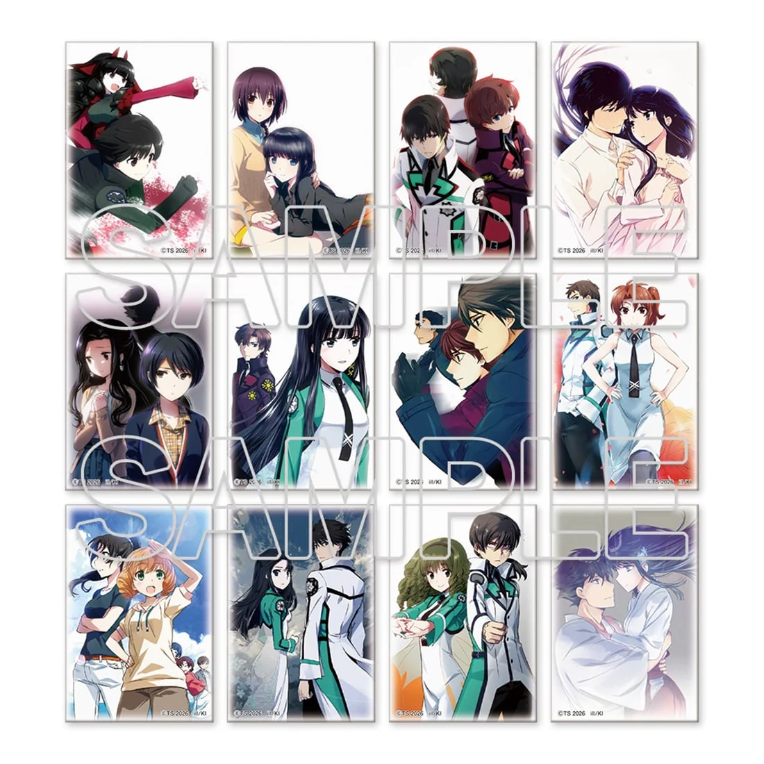 (Goods - Badge) Kana Ishida Art Works (3) Release Commemoration The Irregular at Magic High School Tradable Square Tin Badge Ver.2 (Blind Box - Single)