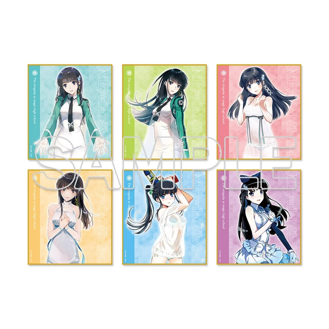 (Goods - Art Board) Kana Ishida Art Works (3) Release Commemoration The Irregular at Magic High School Full of Miyuki Shiba Tradable Mini Illustration Board (Blind Box - Single)
