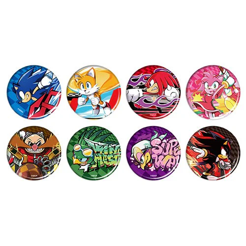 (Goods - Badge) Sonic Racing: CrossWorlds Trading Button Badge (Blind Box -Single)