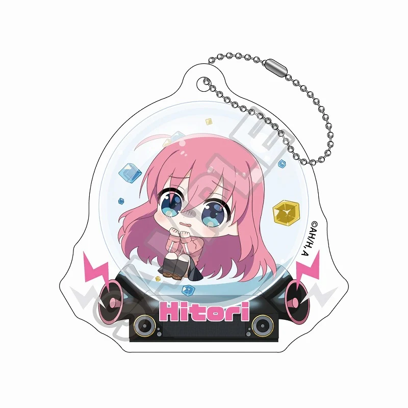 [Bocchi The Rock!] Globe Die-cut Acrylic Keychain Hitori Goto