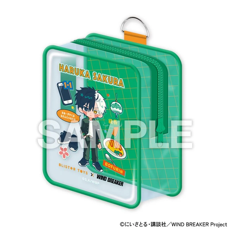 (Goods - Pouch) TV Anime - WIND BREAKER BLIST★R TOYS_TV Anime - WIND BREAKER Clear Pouch (Haruka Sakura) - Image 2