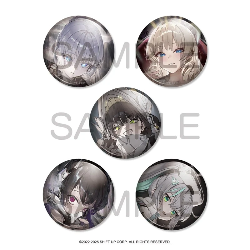 (Goods - Badge) GODDESS OF VICTORY: NIKKE BURST COLLECTION Button Badge Vol. 6 (Blind Box -Single) - Image 2