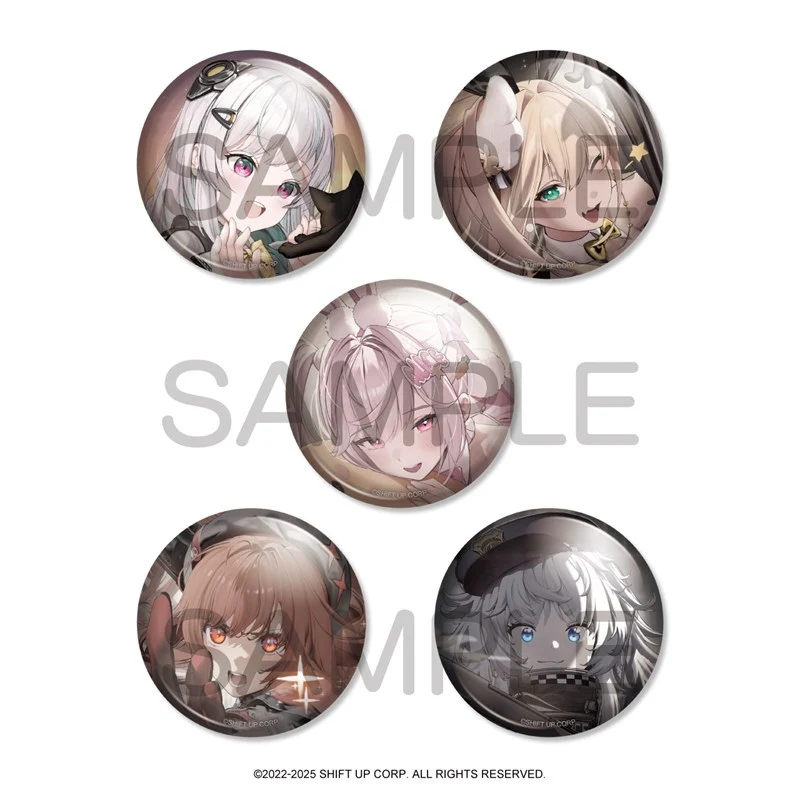 (Goods - Badge) GODDESS OF VICTORY: NIKKE BURST COLLECTION Button Badge Vol. 6 (Blind Box -Single) - Image 3