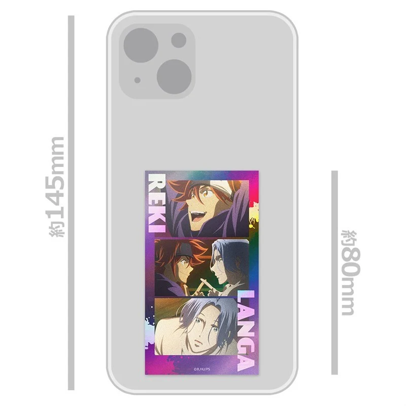 (Goods - Sticker) SK8 the Infinity Thumbnail Sparkle Sticker Set Reki & Langa - Image 3