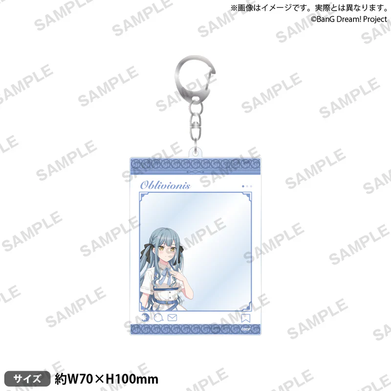 (Goods - Keychain) BanG Dream! SNS-Style Acrylic Keychain Oblivionis: Knight Ver.