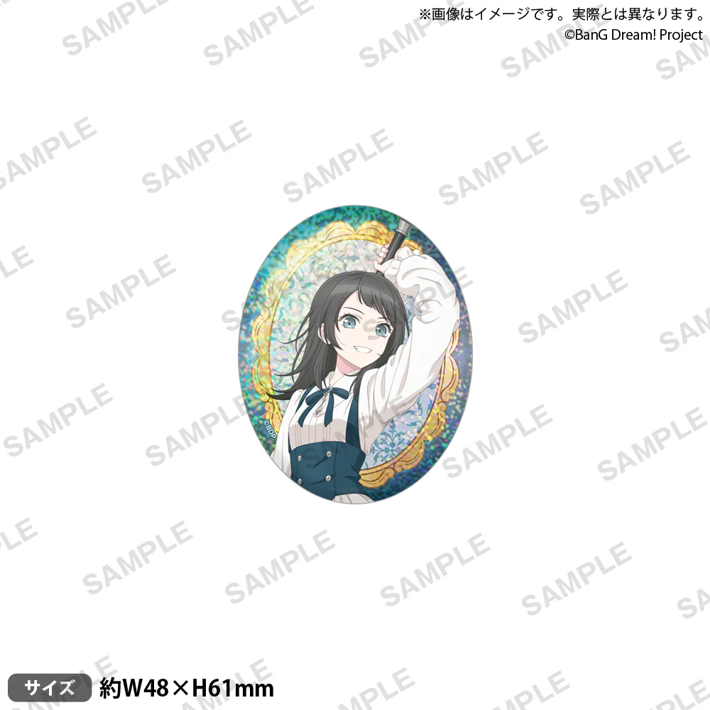 (Goods - Badge) BanG Dream! Oval Badge Timoris: Knight Ver.