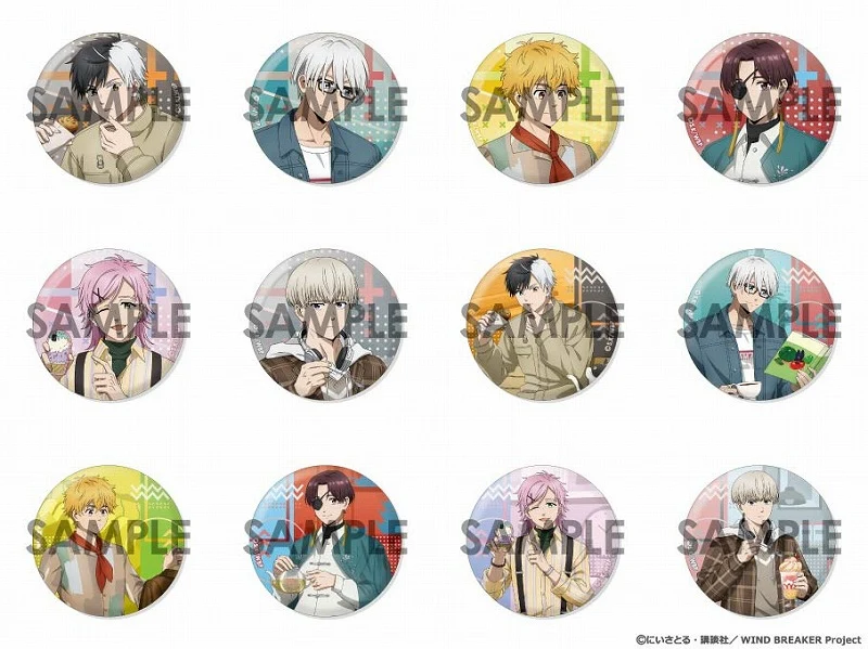 (Goods - Badges) Wind Breaker Badge Weekend Version (Blind Box -Single)