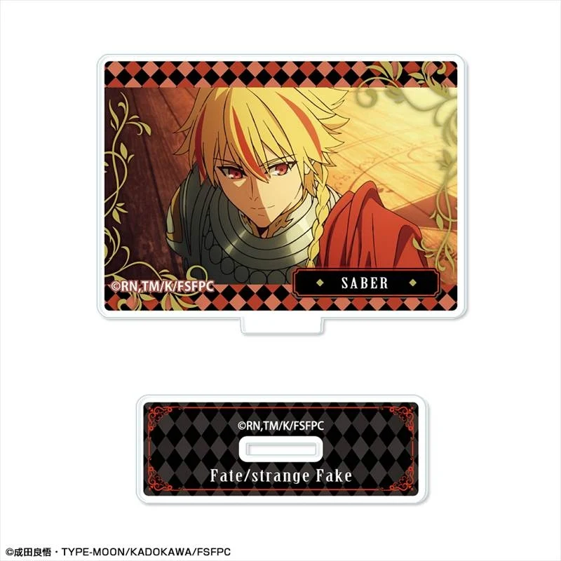 (Goods - Acrylic Stand) TV Anime Fate/strange Fake Mini Acrylic Stand Design 03 (Saber/A) - Image 2