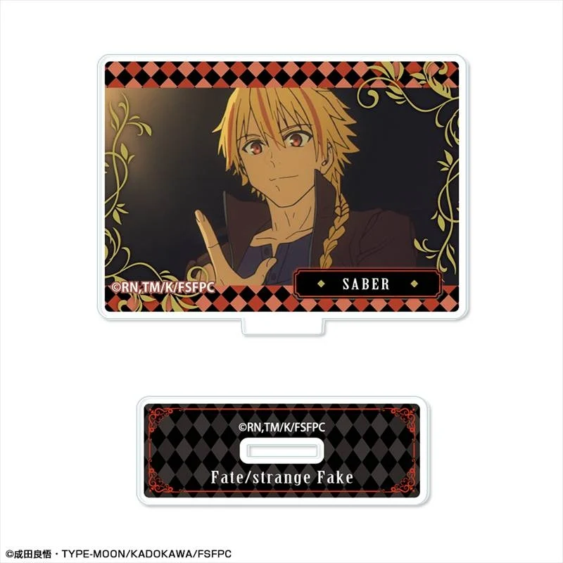 (Goods - Acrylic Stand) TV Anime Fate/strange Fake Mini Acrylic Stand Design 05 (Saber/C) - Image 2