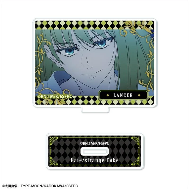 (Goods - Acrylic Stand) TV Anime Fate/strange Fake Mini Acrylic Stand Design 12 (Lancer/B) - Image 2
