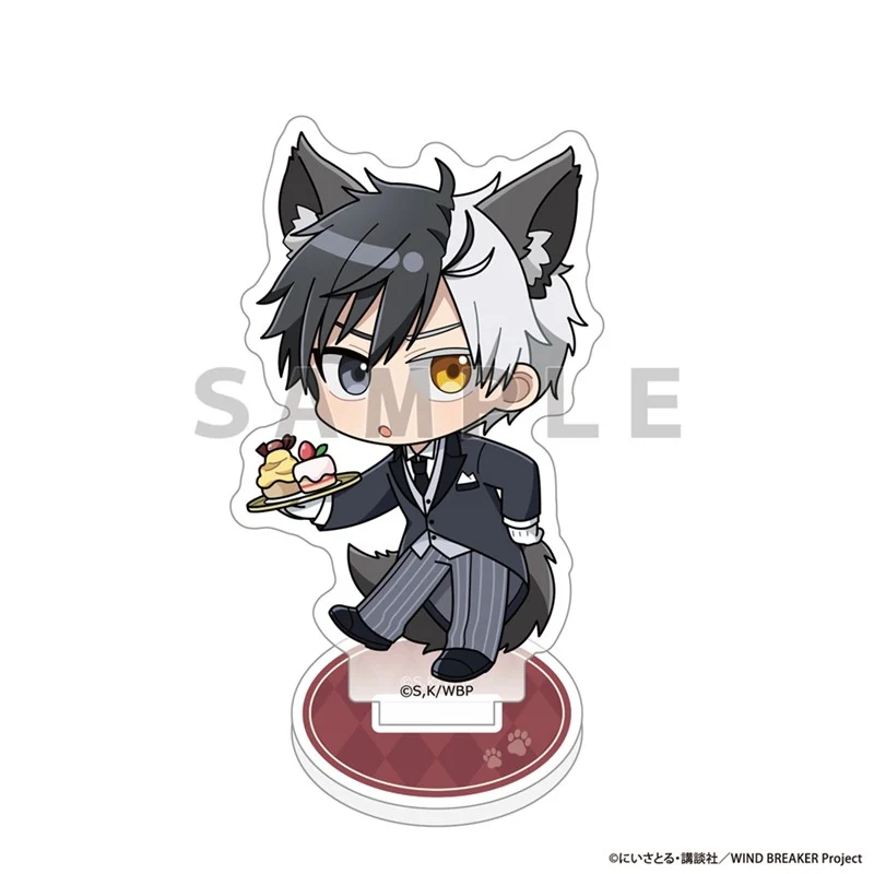 (Goods - Acrylic Stand) WIND BREAKER Acrylic Stand (Haruka Sakura/Wolf Butler) - Image 2