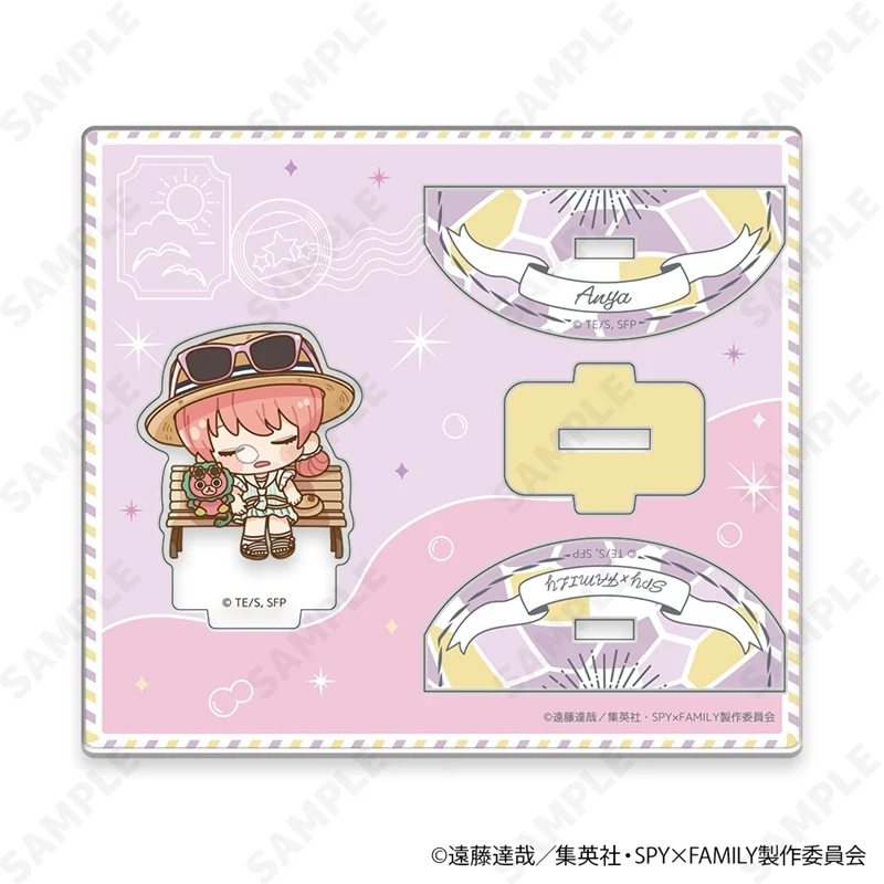 (Goods - Acrylic Stand) TV Anime SPY x FAMILY Yuratsun Acrylic Stand Chibi ver. 4. Walking Home [Summer Outing] - Image 2