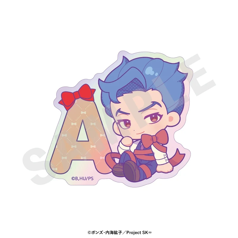(Goods - Sticker) Original TV Anime - SK8 the Infinity Chibi Ribbon Series Trading Iridescent Sticker (8 Types Total)(Blind Box -Single) - Image 8