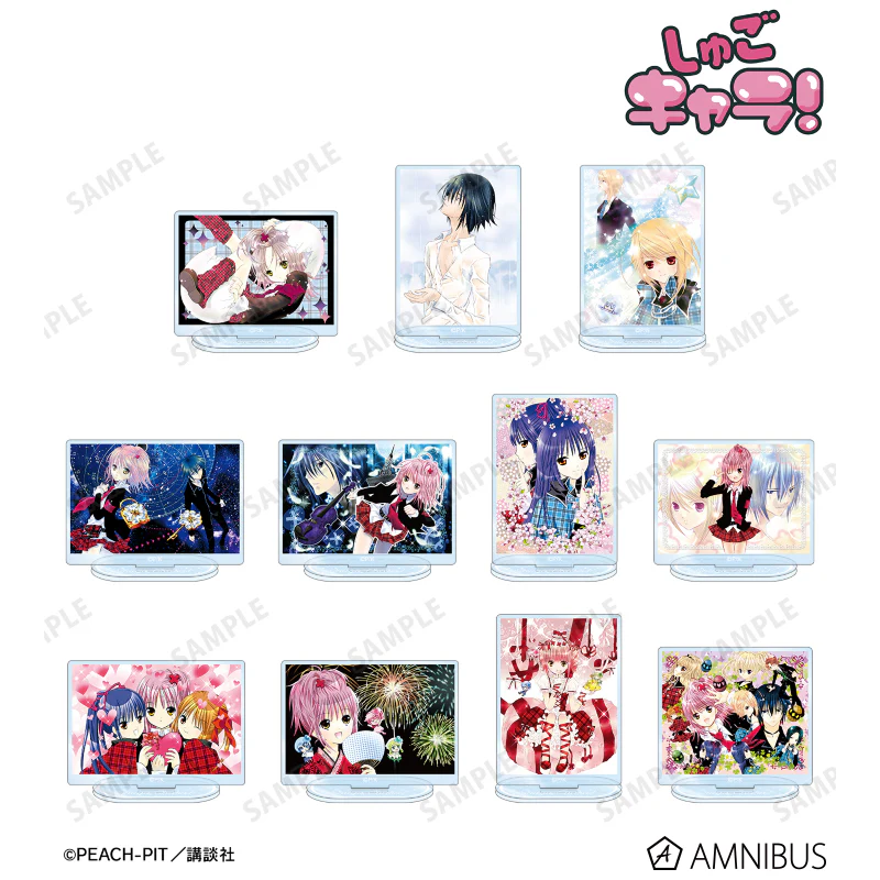 (Goods - Acrylic Stand) Shugo Chara! Trading Color Illustration Acrylic Stand Vol. 2 (Blind Box -Single)