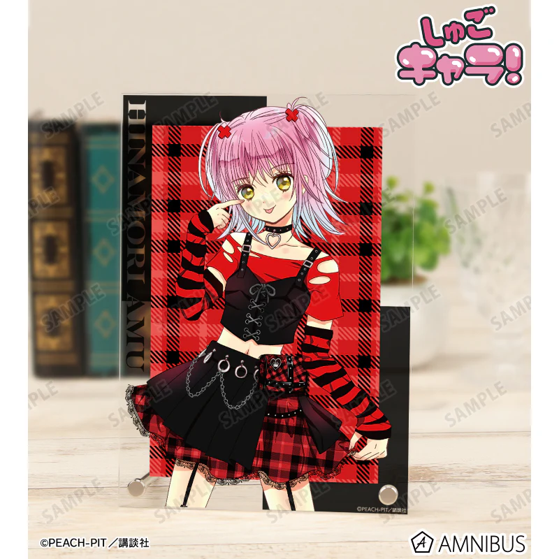 (Goods - Acrylic Panel) Shugo Chara! A5 Acrylic Panel Illustration by PEACH-PIT Amu Hinamori: Goth Punk Ver.