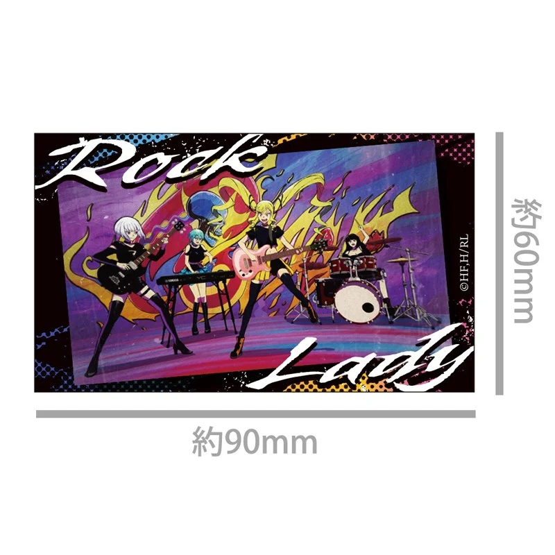 (Goods - Sticker) Rock Is a Lady's Modesty Sticker A - Image 2