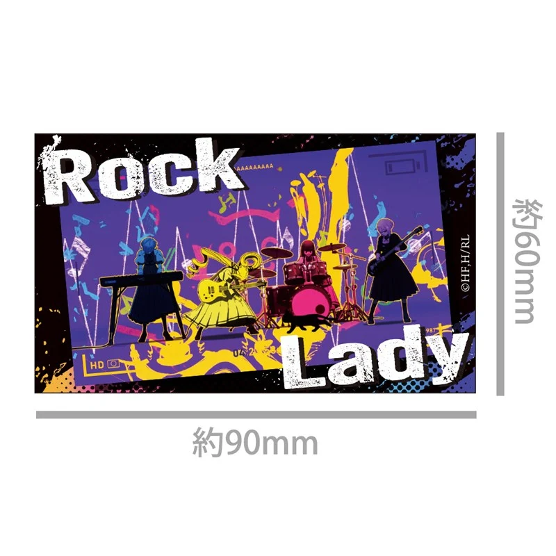 (Goods - Sticker) Rock Is a Lady's Modesty Sticker B - Image 2