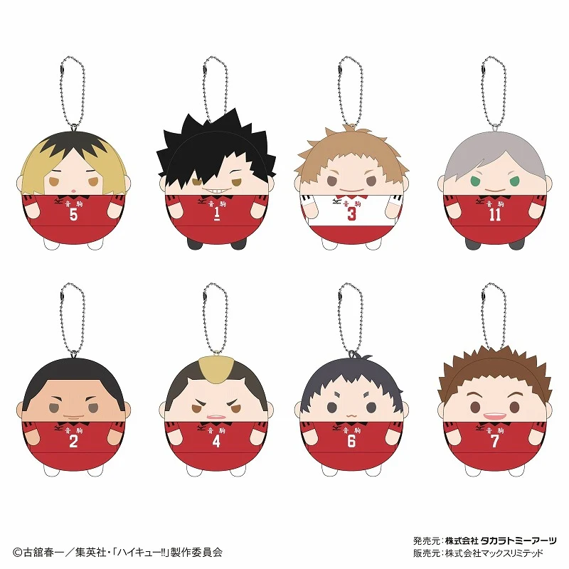 [Haikyu!!] Fuwa Kororin 8 Mascot (Blind Box -Single) - Image 2