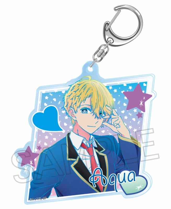 [Oshi no Ko] Vivid Line Acrylic Keychain Aqua