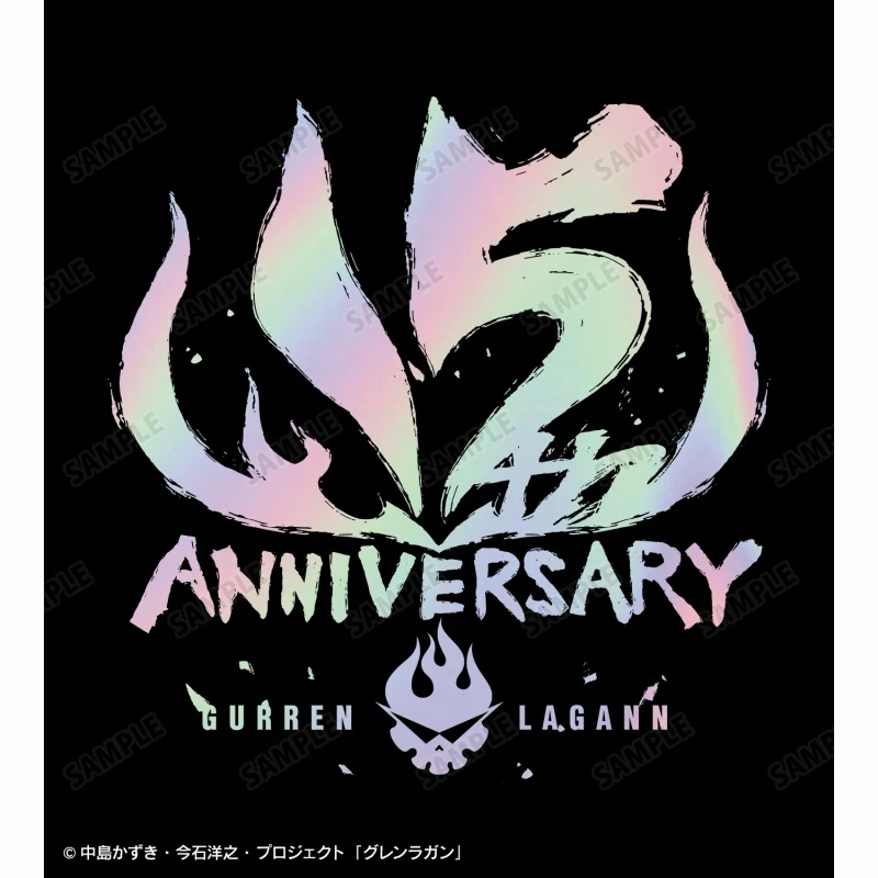 [Gurren Lagann] 15th Anniversary Holographic T-shirt Women's (Size / L) - Image 2